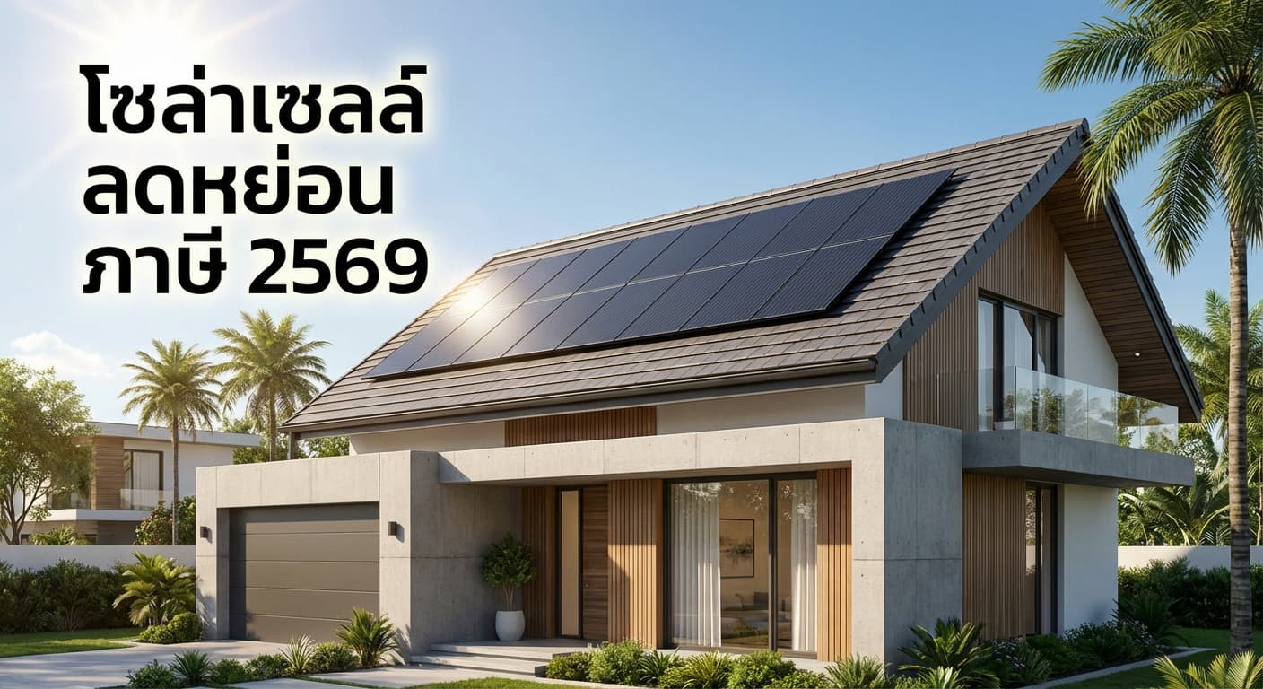 ติด โซล่าเซลล์ ลดหย่อน ภาษี 2569 กับ เอนีเทค สมุทรปราการ คุ้มค่าสูงสุด
